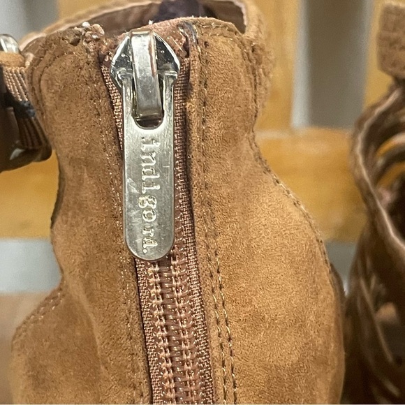 Indigo rd Tan Strappy Heeled Sandal Size 7M - Picture 6 of 8